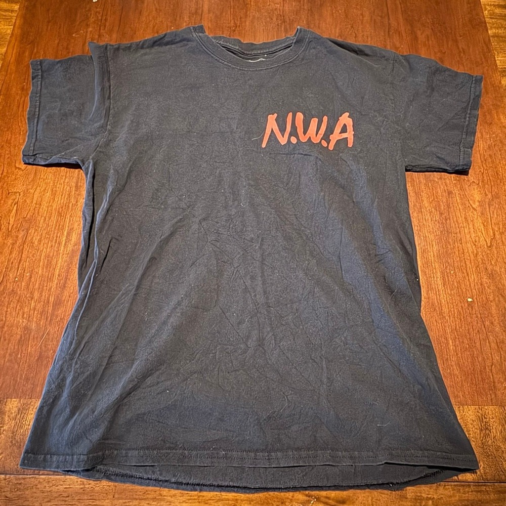 N.W.A Boyz‎ In The Hood Tour Graphic Tee Black Size Large (Ruthless Classics)